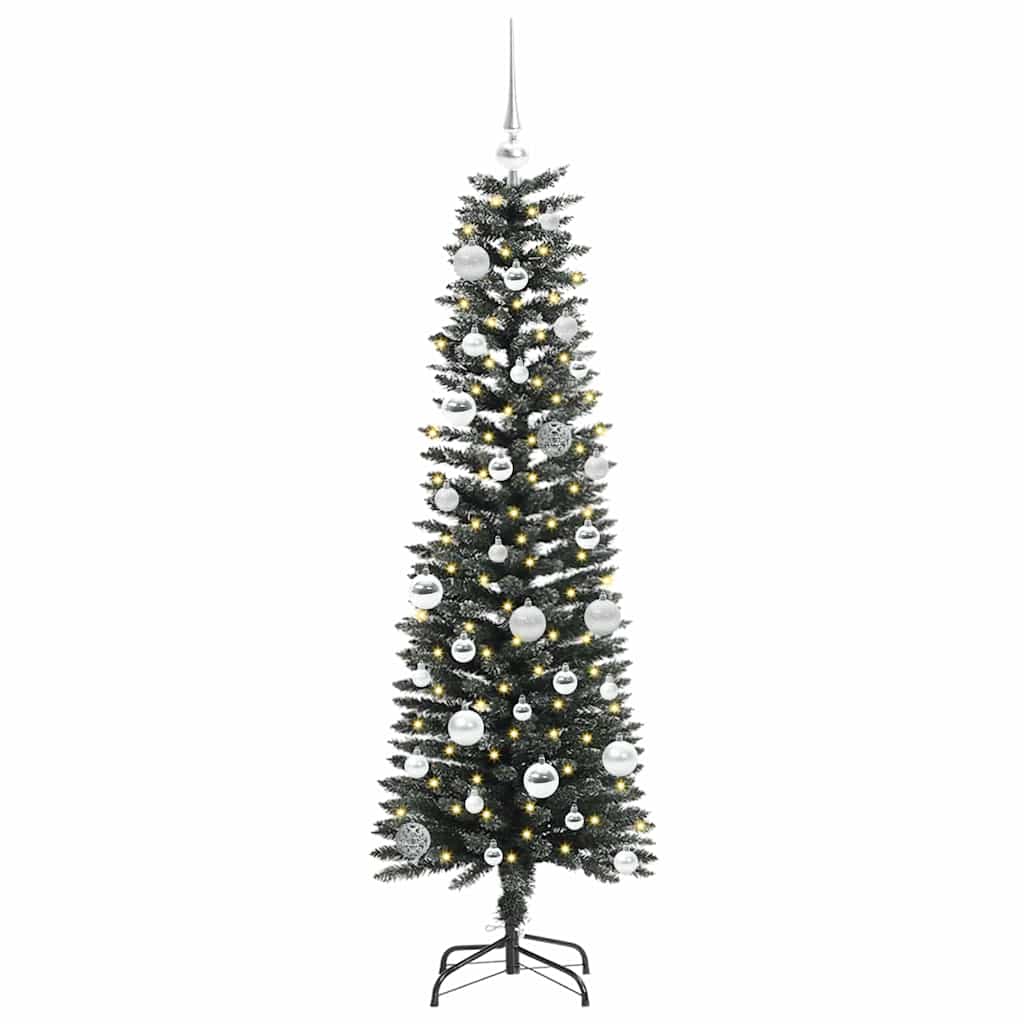 Sapin de Noël artificiel Vert 150 cm PVC, plastique et acier - XIOS