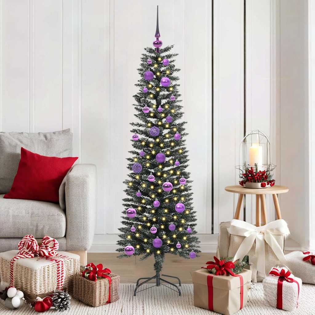 Sapin de Noël artificiel Vert 150 cm PVC, plastique et acier - XIOS