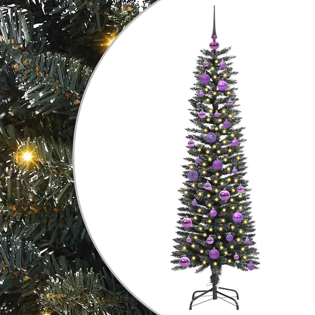 Sapin de Noël artificiel Vert 150 cm PVC, plastique et acier - XIOS