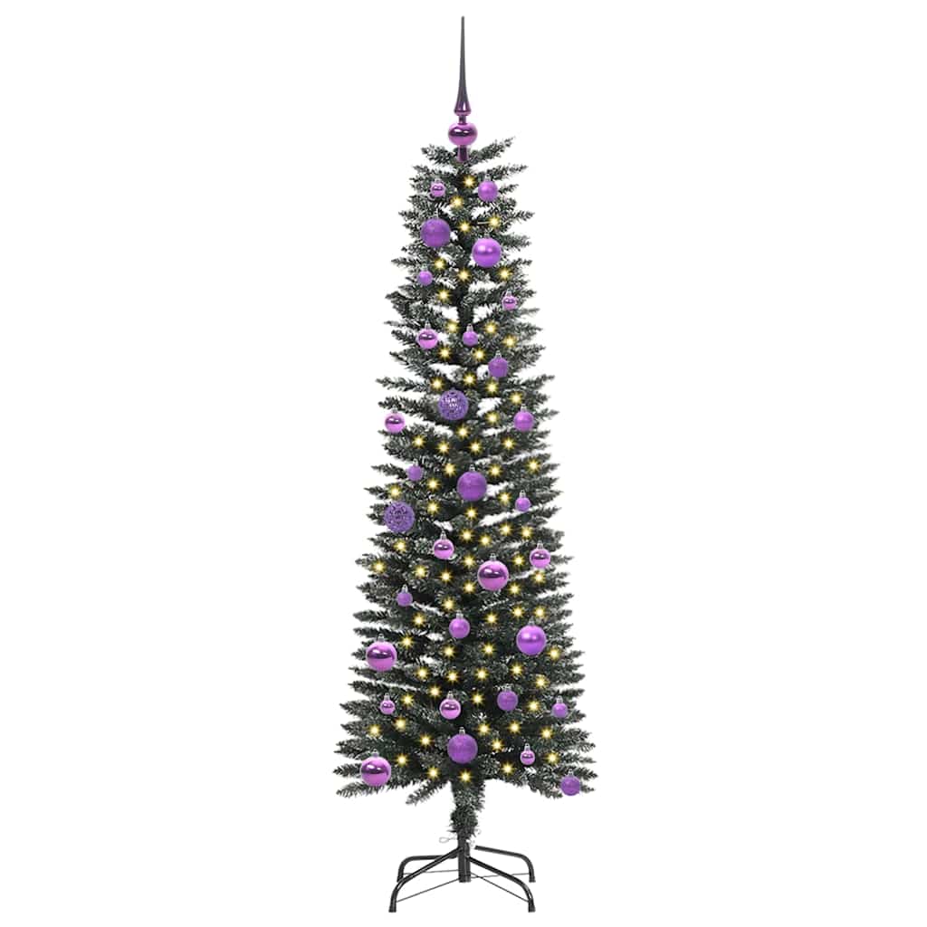 Sapin de Noël artificiel Vert 150 cm PVC, plastique et acier - XIOS