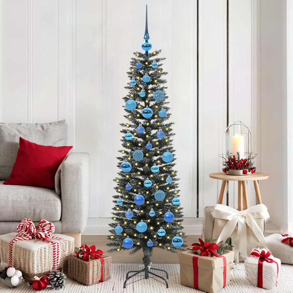 Sapin de Noël artificiel avec 150 LED Vert 43 x 43 x 150 cm - XIOS