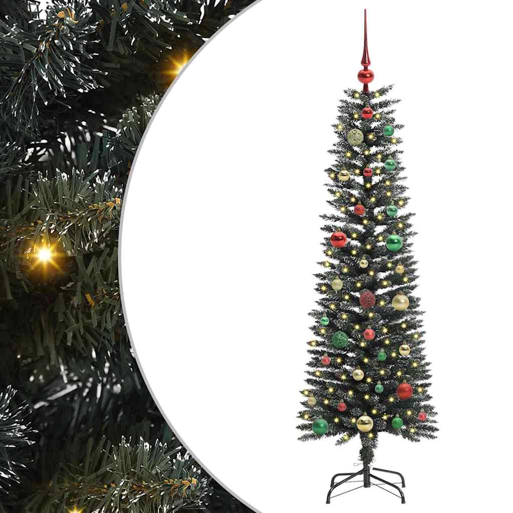 Sapin de Noël artificiel Vert 150 cm PVC, plastique et acier - XIOS