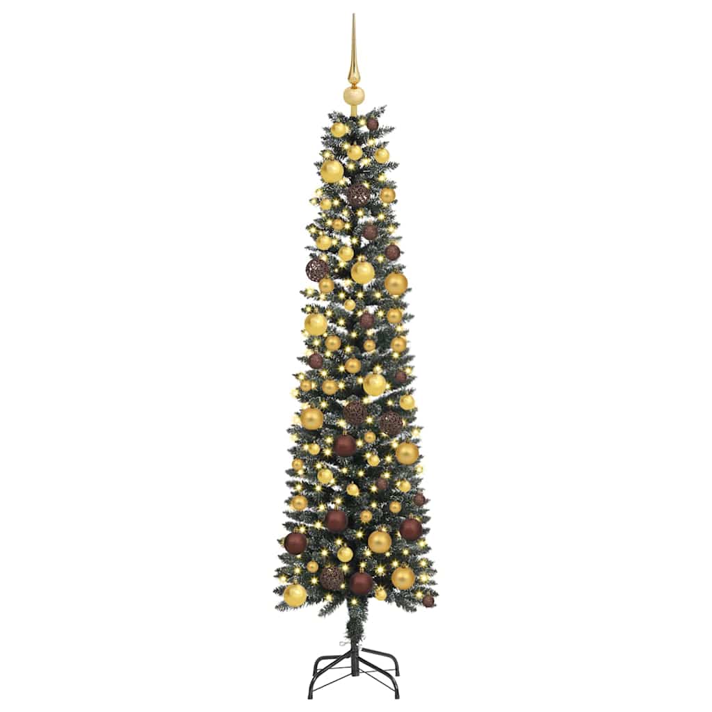 Sapin de Noël artificiel Vert 180 cm PVC, plastique et acier - XIOS