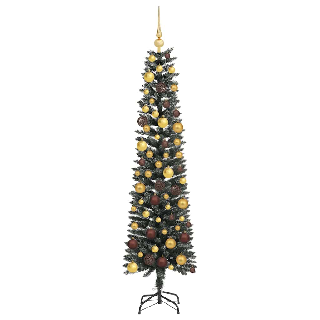 Sapin de Noël artificiel Vert 180 cm PVC, plastique et acier - XIOS