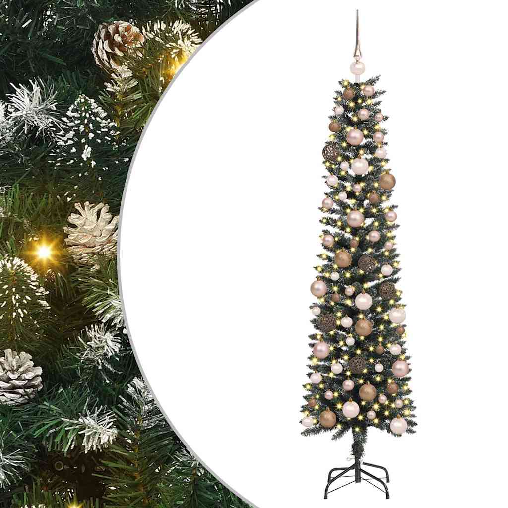 Sapin de Noël artificiel avec 300 LED Vert 50.5 x 50.5 x 180 cm - XIOS
