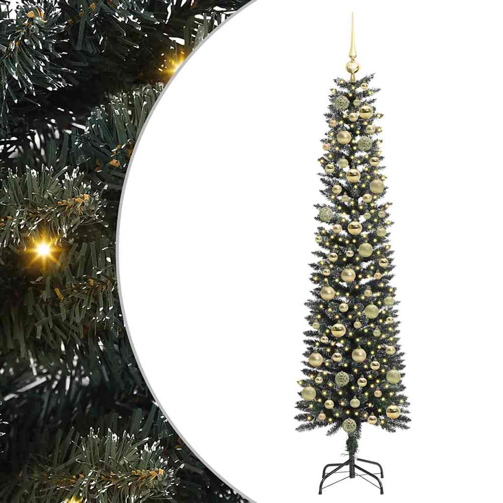 Sapin de Noël artificiel avec 300 LED Vert 50.5 x 50.5 x 180 cm - XIOS