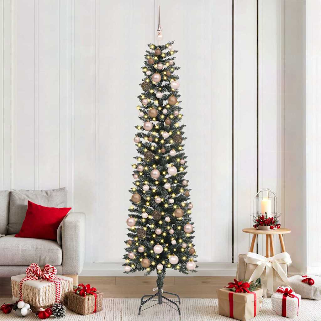 Sapin de Noël artificiel avec 300 LED Vert 58 x 58 x 210 cm - XIOS