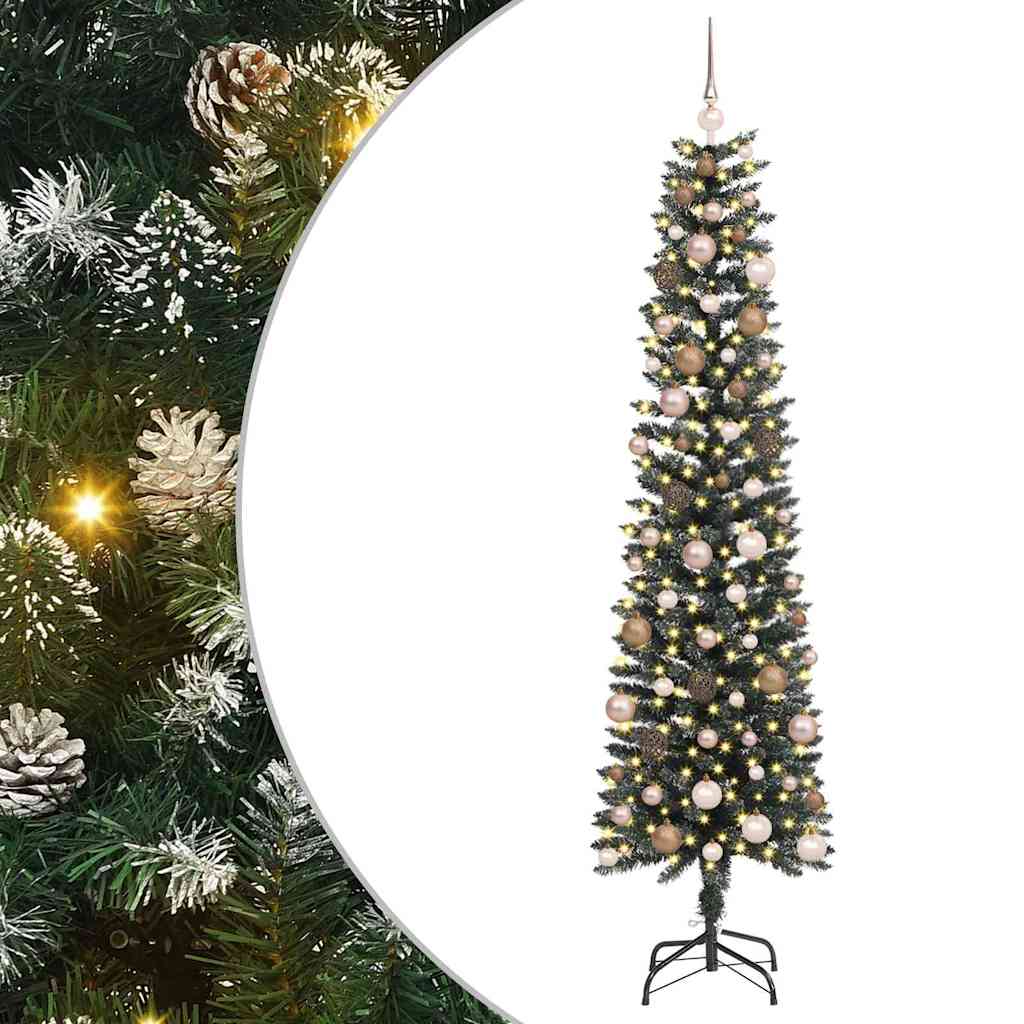 Sapin de Noël artificiel avec 300 LED Vert 58 x 58 x 210 cm - XIOS