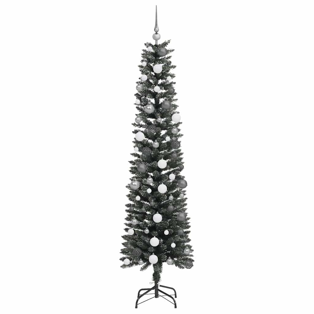 Sapin de Noël artificiel Vert 210 cm PVC, plastique et acier - XIOS