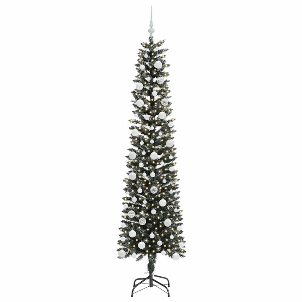 Sapin de Noël artificiel Vert 210 cm PVC, plastique et acier - XIOS