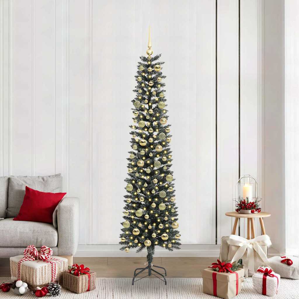 Sapin de Noël artificiel avec 300 LED Vert 58 x 58 x 210 cm - XIOS