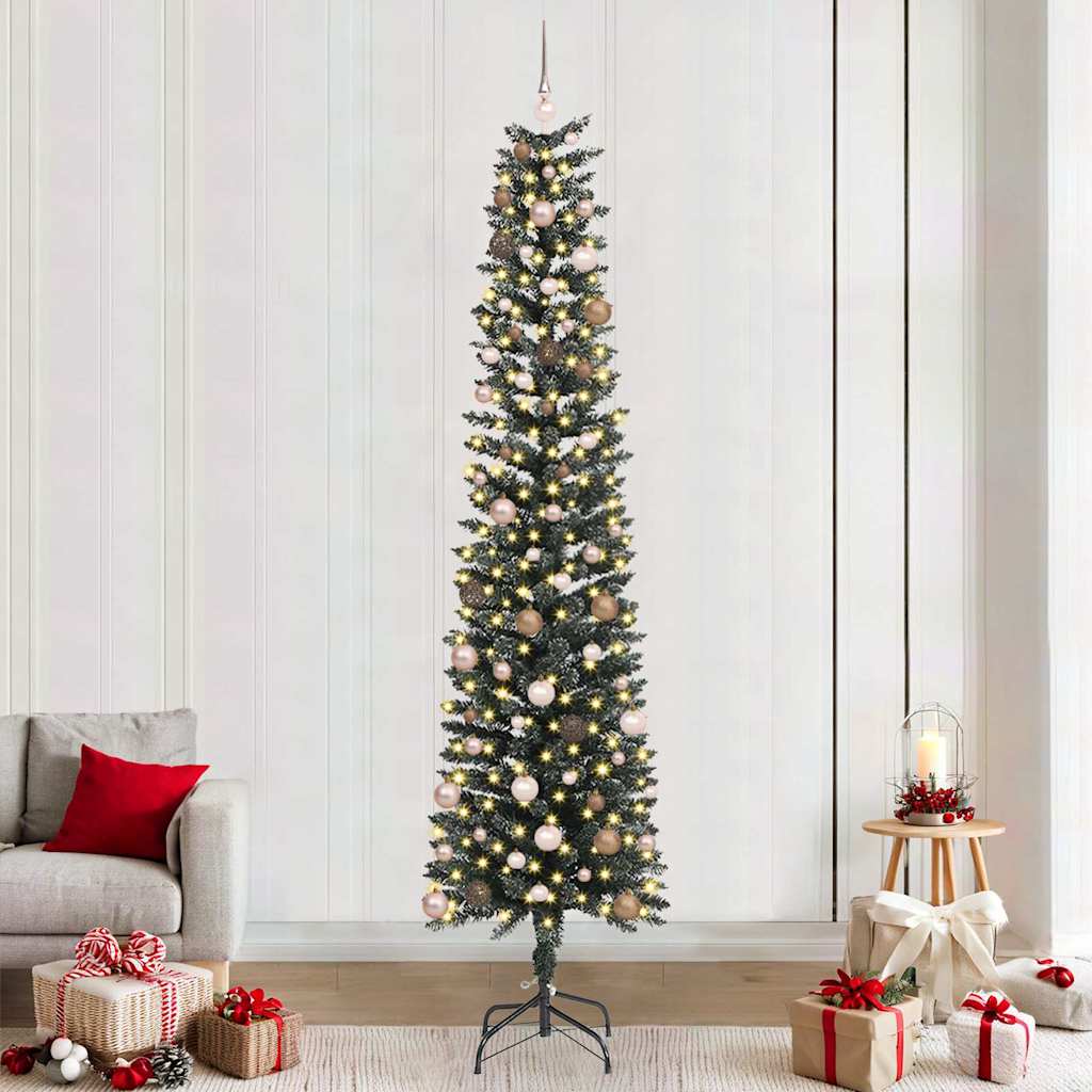 Sapin de Noël artificiel avec 300 LED Vert 58 x 58 x 240 cm - XIOS