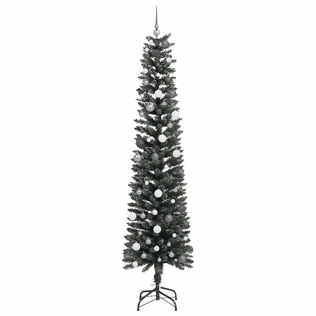 Sapin de Noël artificiel Vert 240 cm PVC, plastique et acier