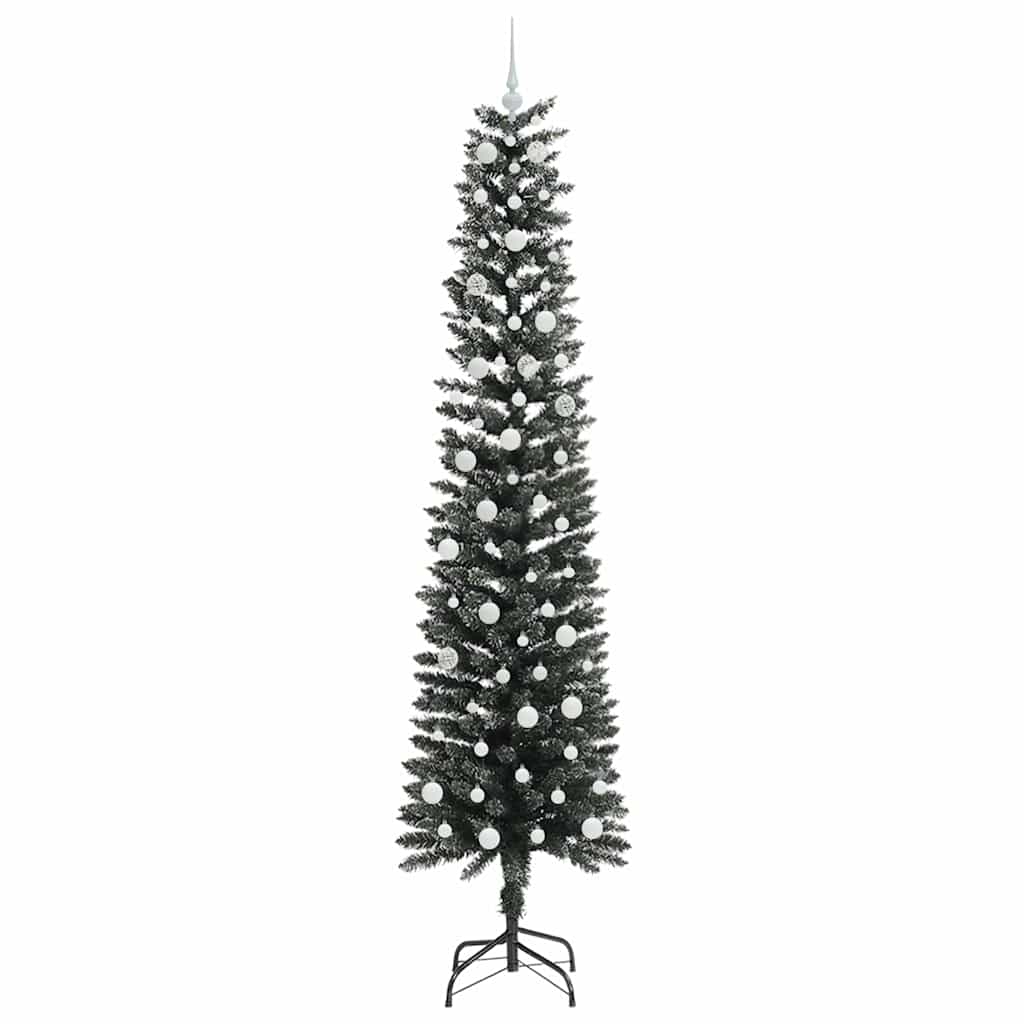 Sapin de Noël artificiel Vert 240 cm PVC, plastique et acier - XIOS