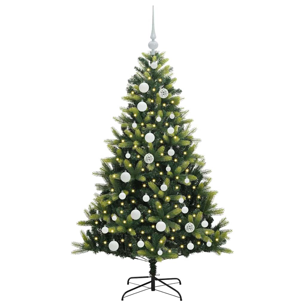 Arbre de Noël artificiel à charnières 150 LED Vert 120 cm - XIOS