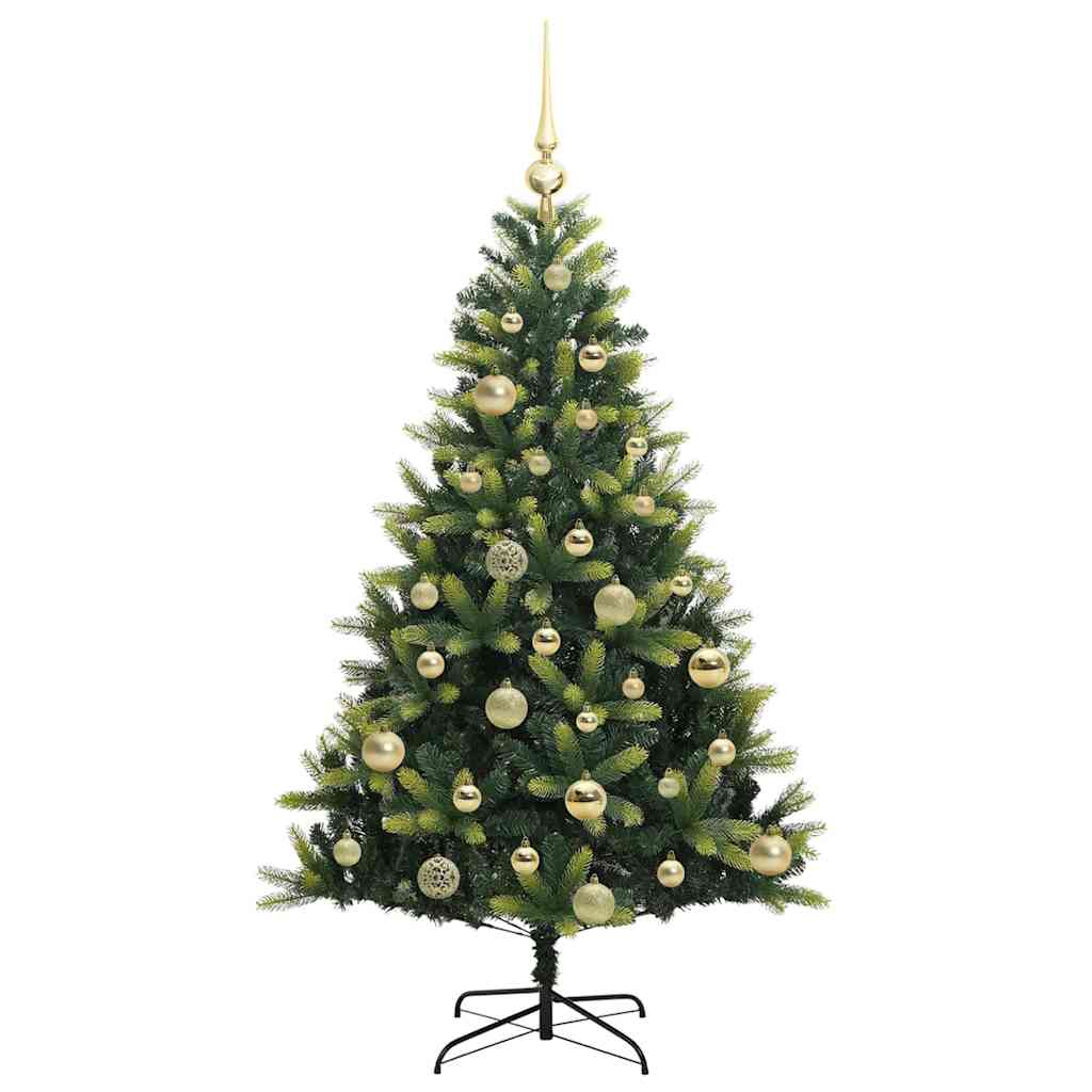 Arbre de Noël artificiel à charnières 150 LED Vert 120 cm - XIOS