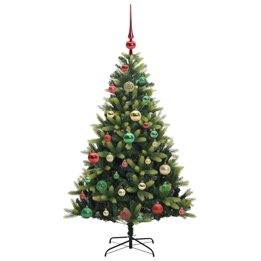 Arbre de Noël artificiel à charnières 150 LED Vert 120 cm - XIOS