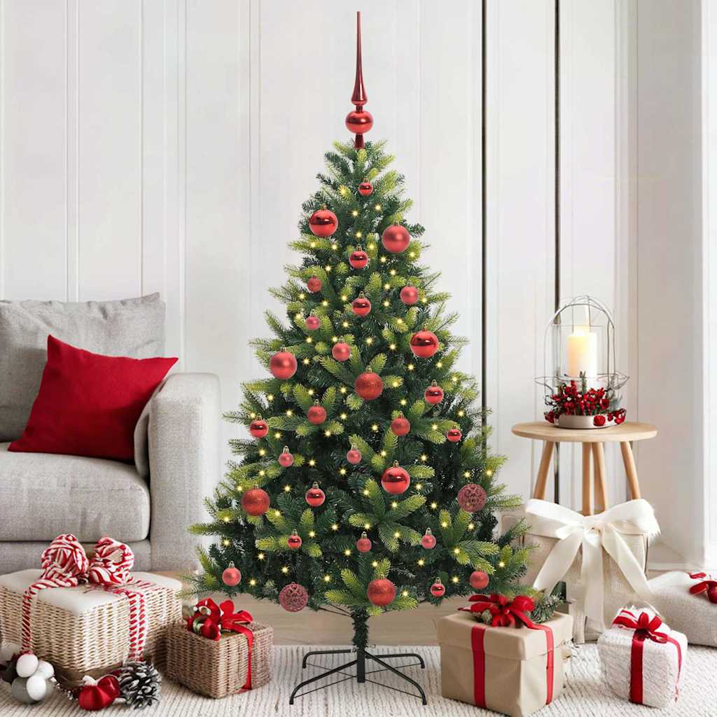 Arbre de Noël artificiel à charnières 150 LED Vert 150 cm - XIOS