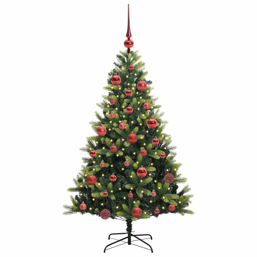 Arbre de Noël artificiel à charnières 150 LED Vert 150 cm - XIOS