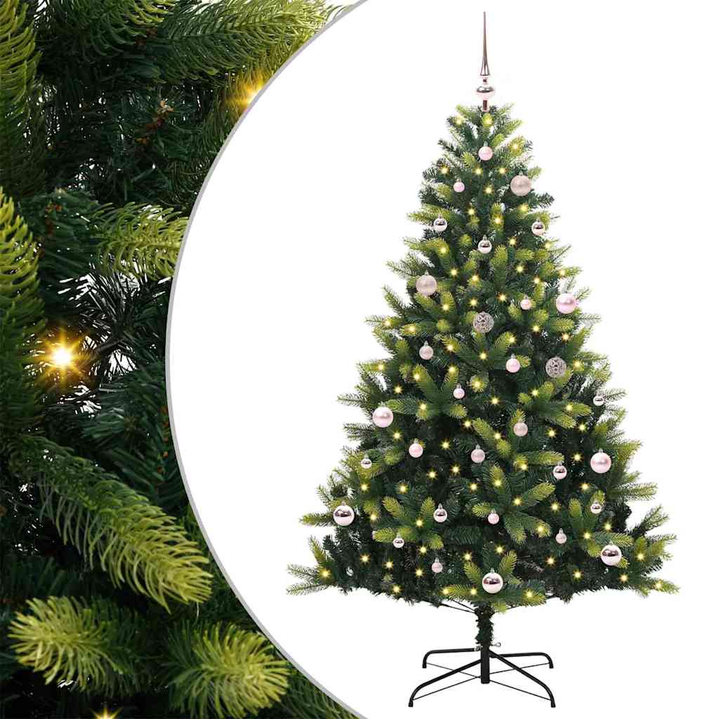 Arbre de Noël artificiel à charnières 150 LED Vert 150 cm - XIOS