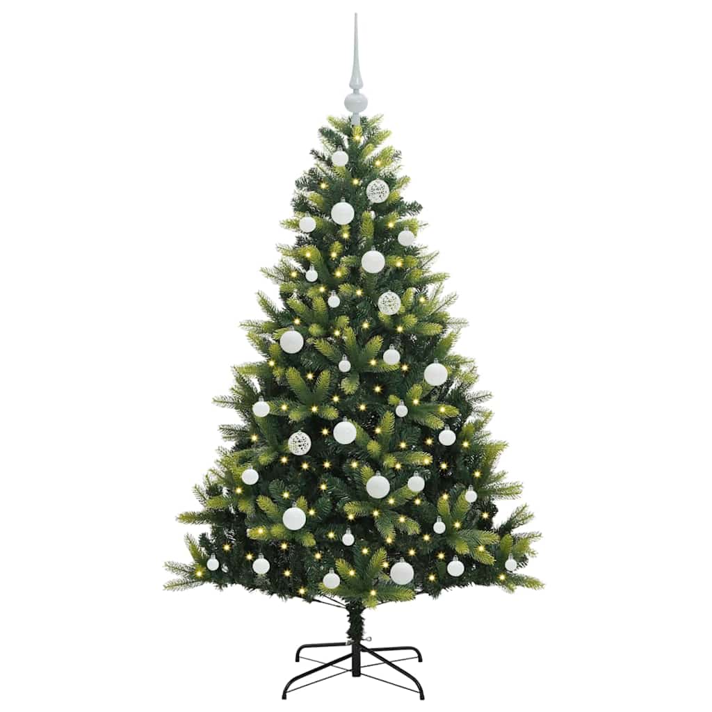 Arbre de Noël artificiel à charnières 150 LED Vert 150 cm - XIOS