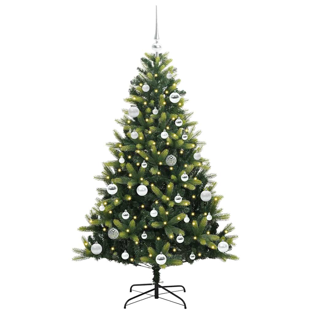 Arbre de Noël artificiel à charnières 150 LED Vert 150 cm - XIOS