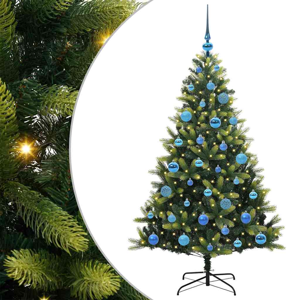 Arbre de Noël artificiel à charnières 150 LED Vert 150 cm - XIOS