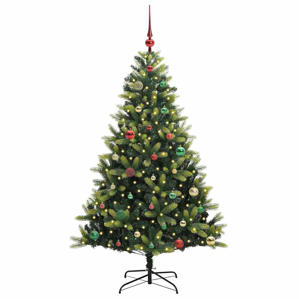 Arbre de Noël artificiel à charnières 150 LED Vert 150 cm - XIOS