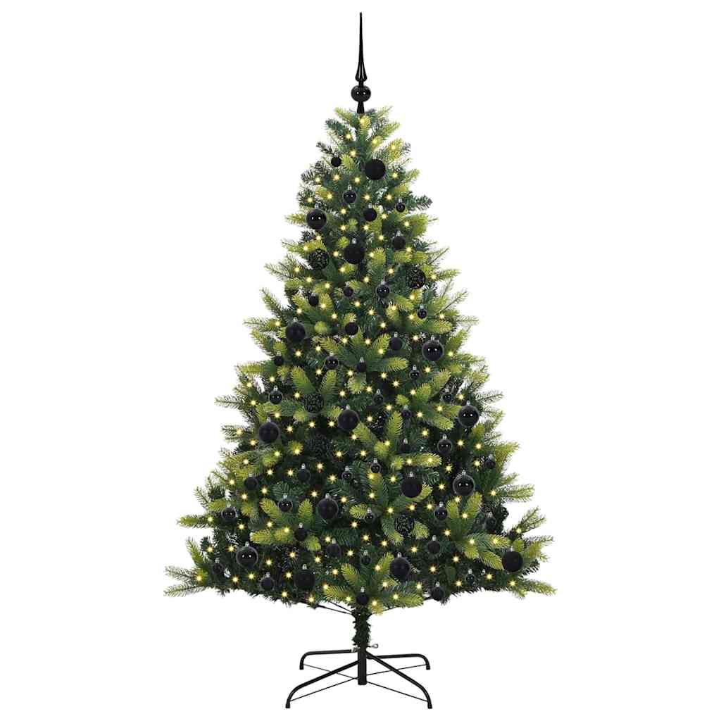 Arbre de Noël artificiel en silicone flexible 300 LEDs 180 cm - XIOS