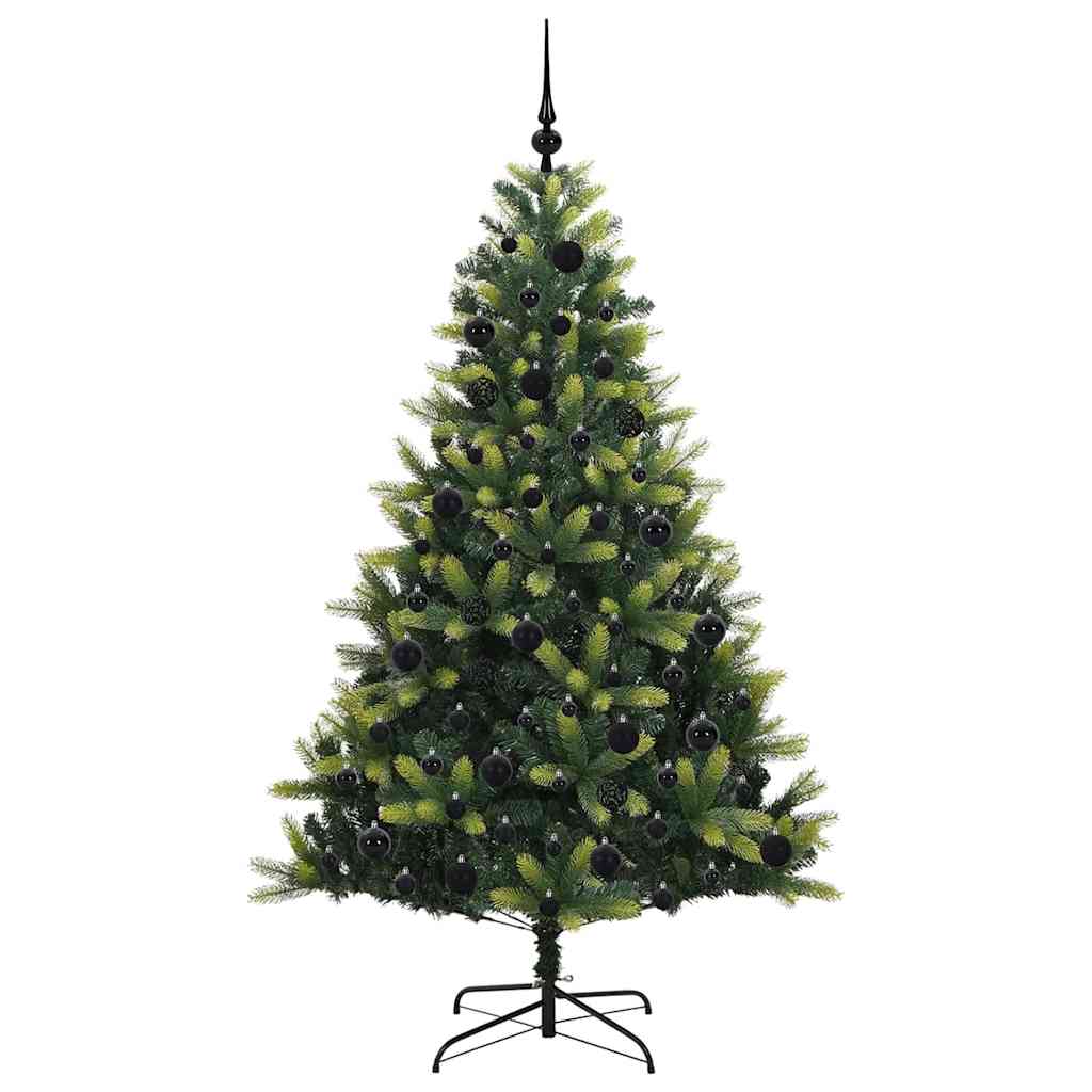 Arbre de Noël artificiel en silicone flexible 300 LEDs 180 cm - XIOS