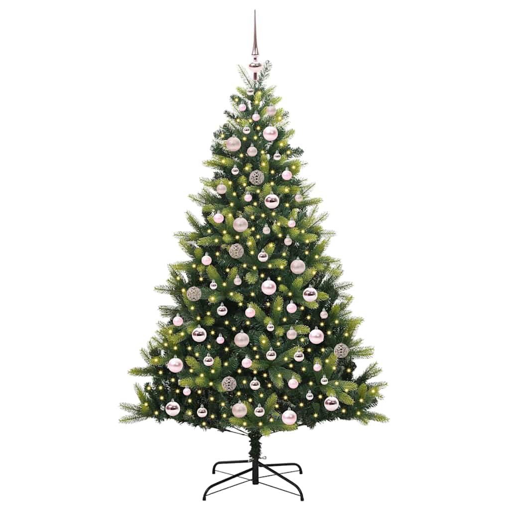 Arbre de Noël artificiel en silicone flexible 300 LEDs 180 cm - XIOS