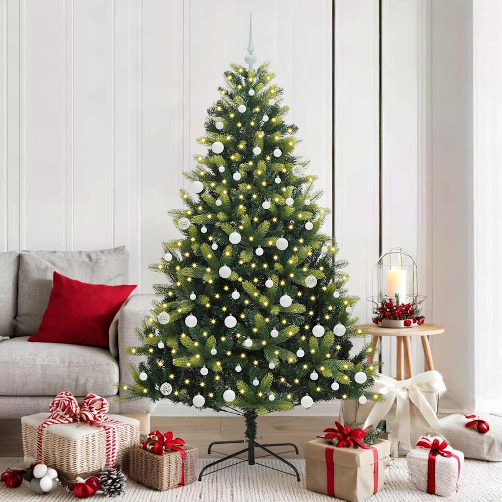 Arbre de Noël artificiel en silicone flexible 300 LEDs 180 cm - XIOS