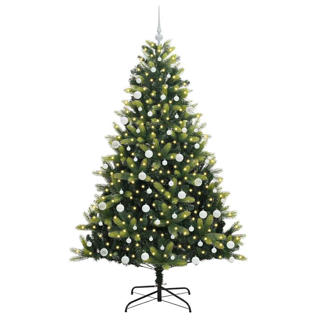 Arbre de Noël artificiel en silicone flexible 300 LEDs 180 cm - XIOS