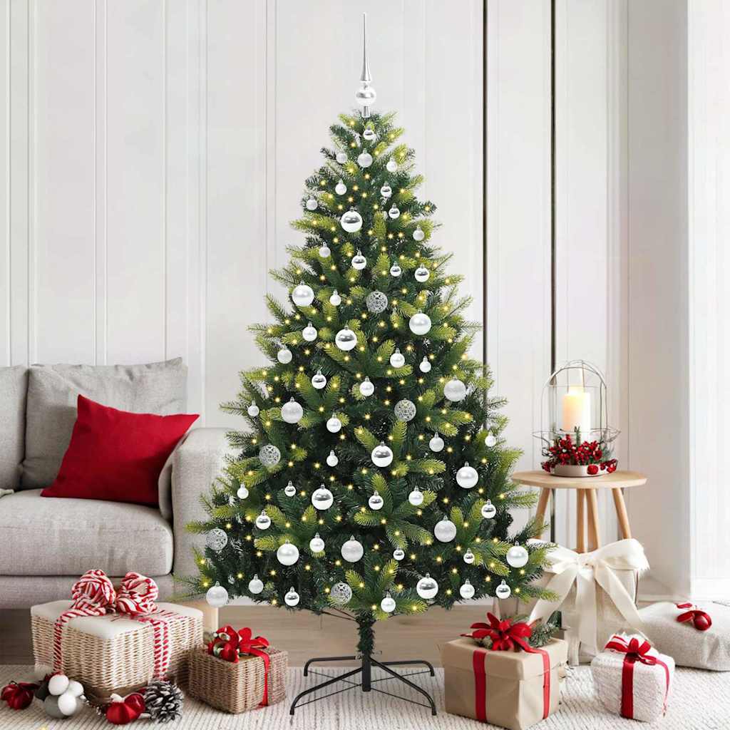 Arbre de Noël artificiel en silicone flexible 300 LEDs 180 cm - XIOS