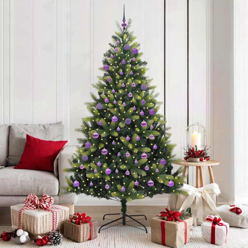 Arbre de Noël artificiel en silicone flexible 300 LEDs 180 cm - XIOS
