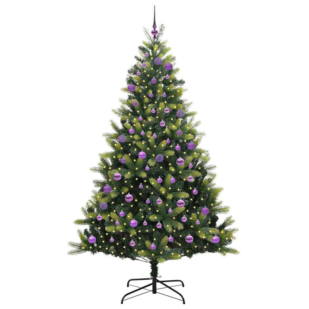 Arbre de Noël artificiel en silicone flexible 300 LEDs 180 cm - XIOS