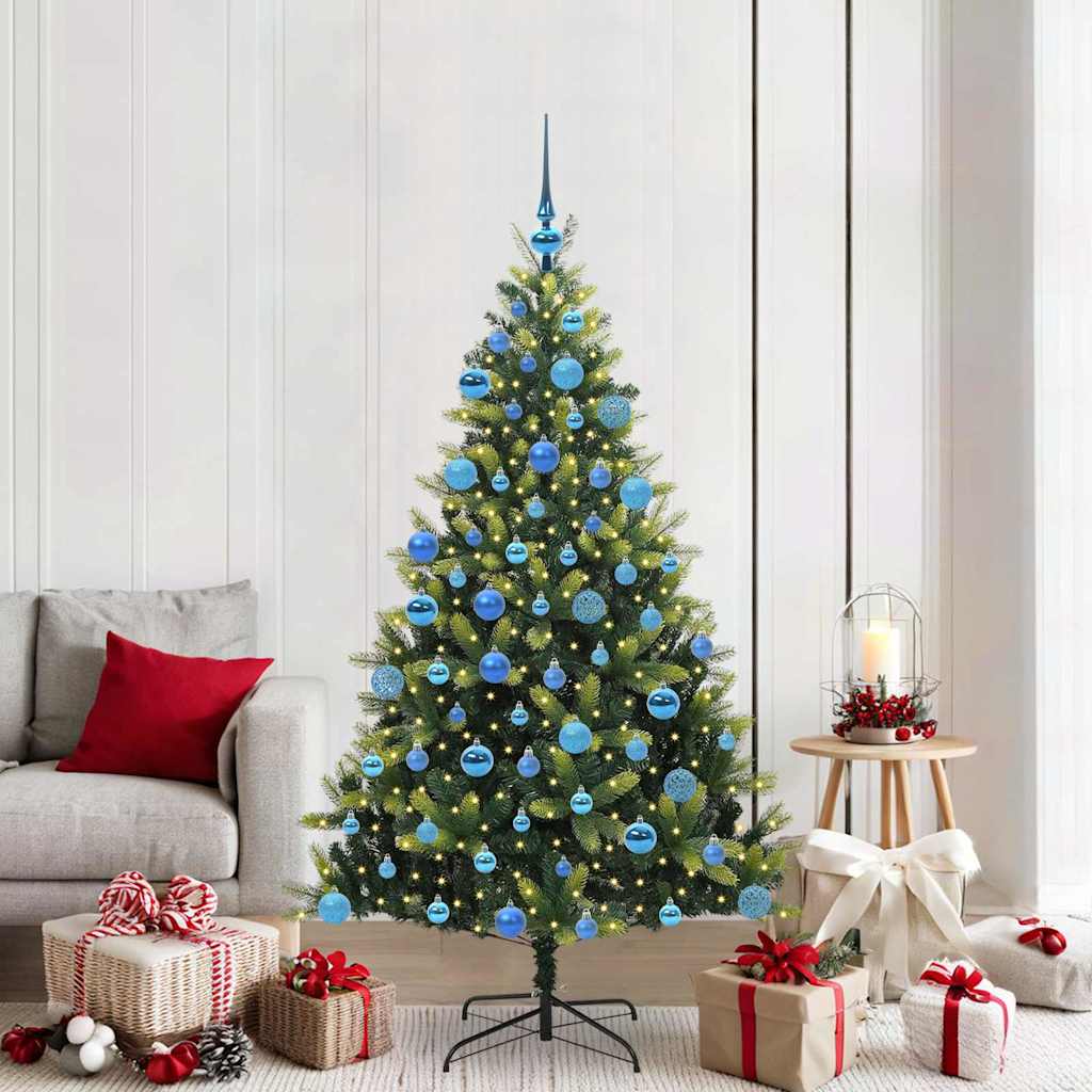 Arbre de Noël artificiel en silicone flexible 300 LEDs 180 cm - XIOS