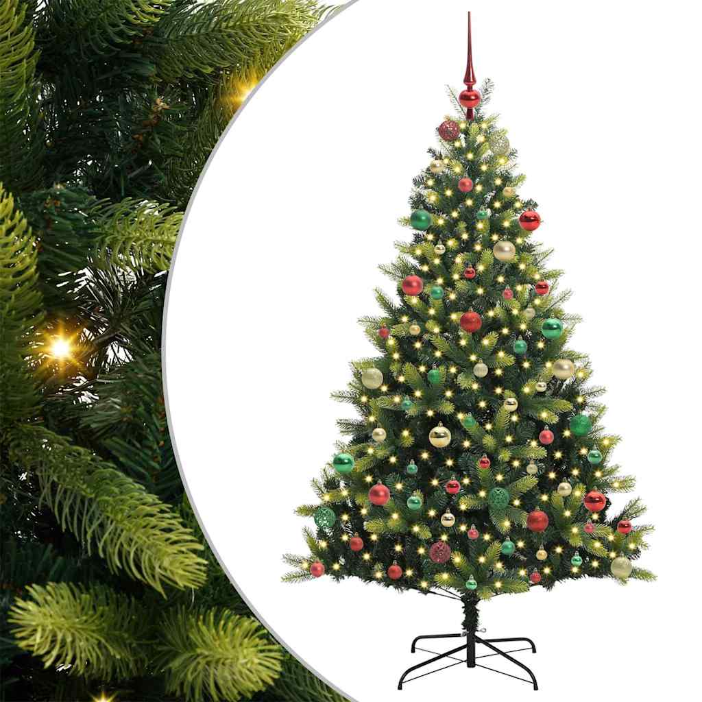 Arbre de Noël artificiel en silicone flexible 300 LEDs 180 cm - XIOS