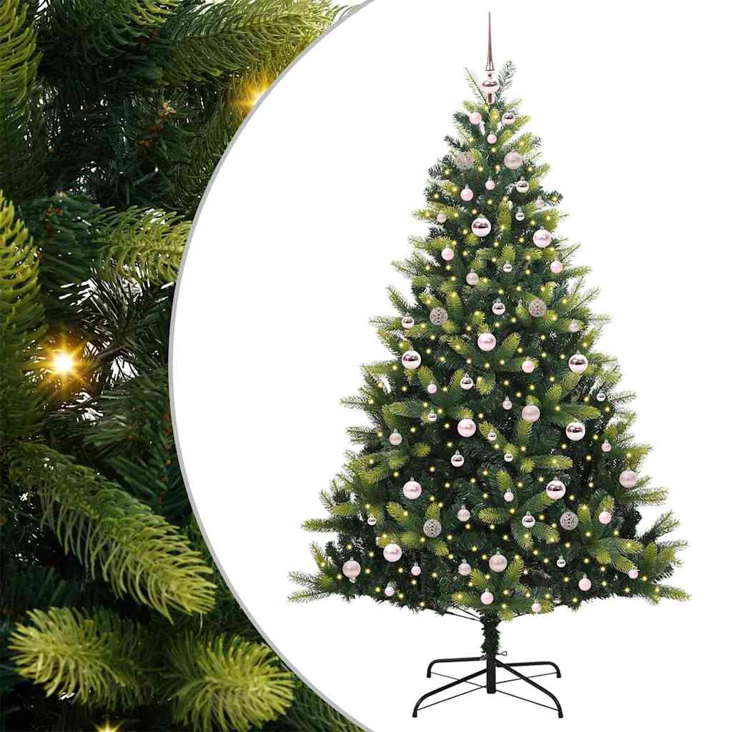 Arbre de Noël artificiel en silicone flexible 300 LEDs 210 cm - XIOS