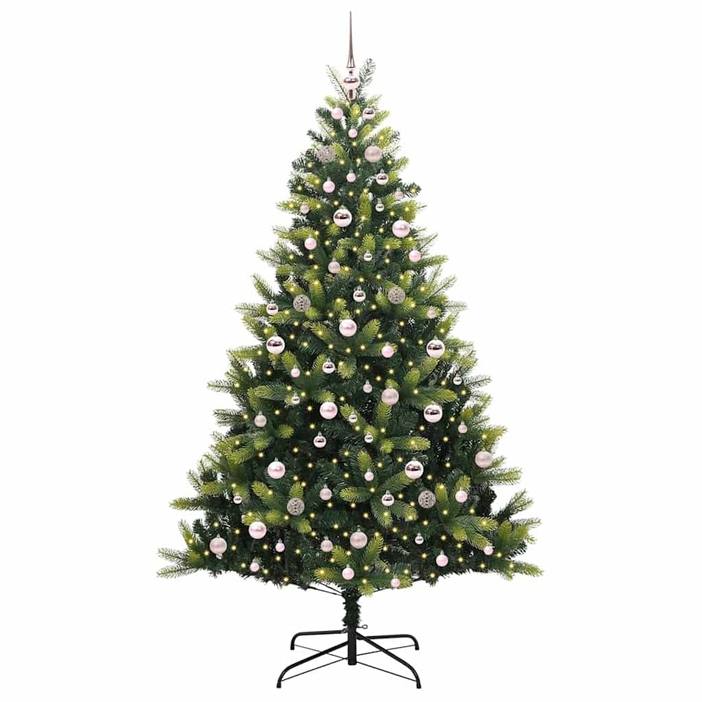 Arbre de Noël artificiel en silicone flexible 300 LEDs 210 cm - XIOS