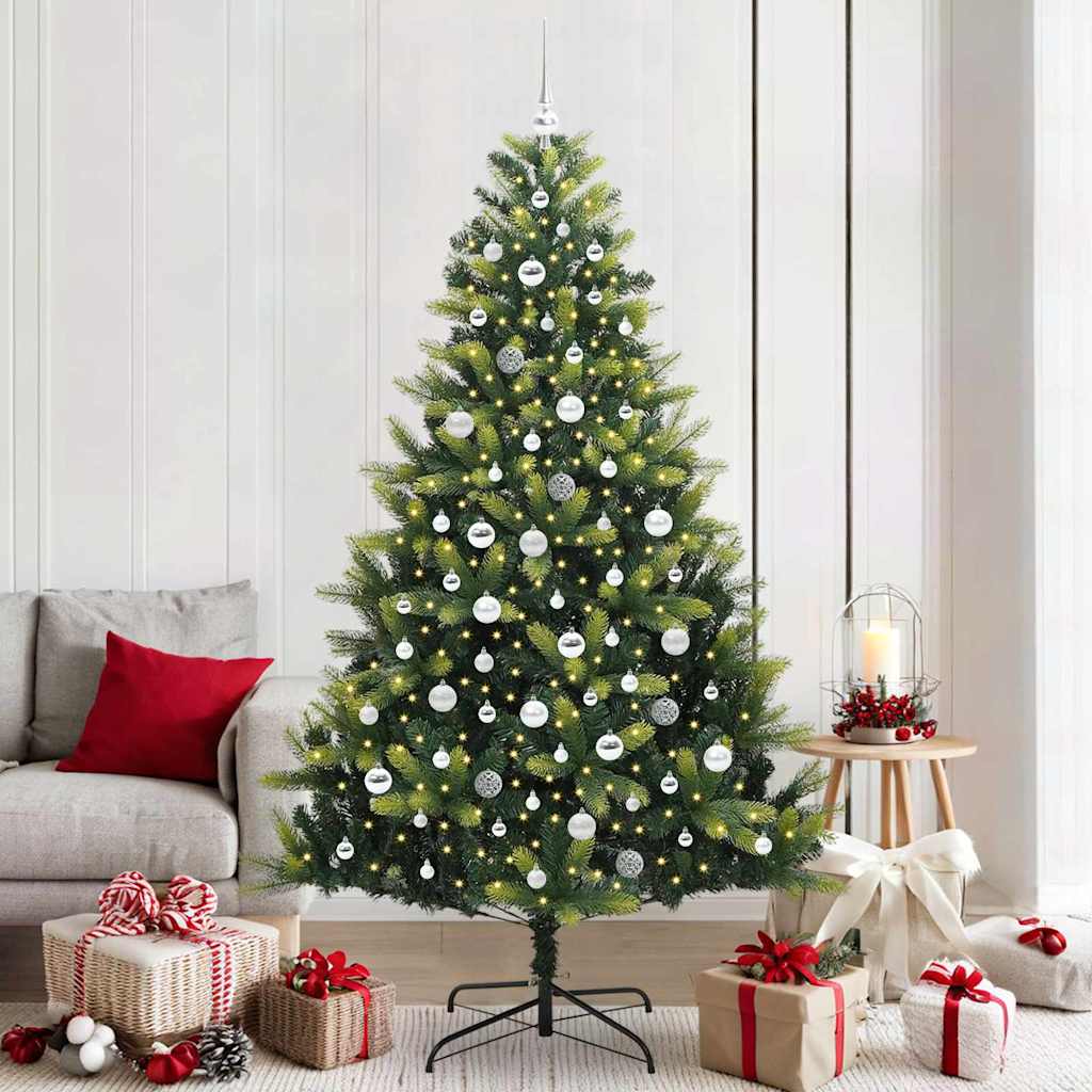Arbre de Noël artificiel en silicone flexible 300 LEDs 210 cm - XIOS