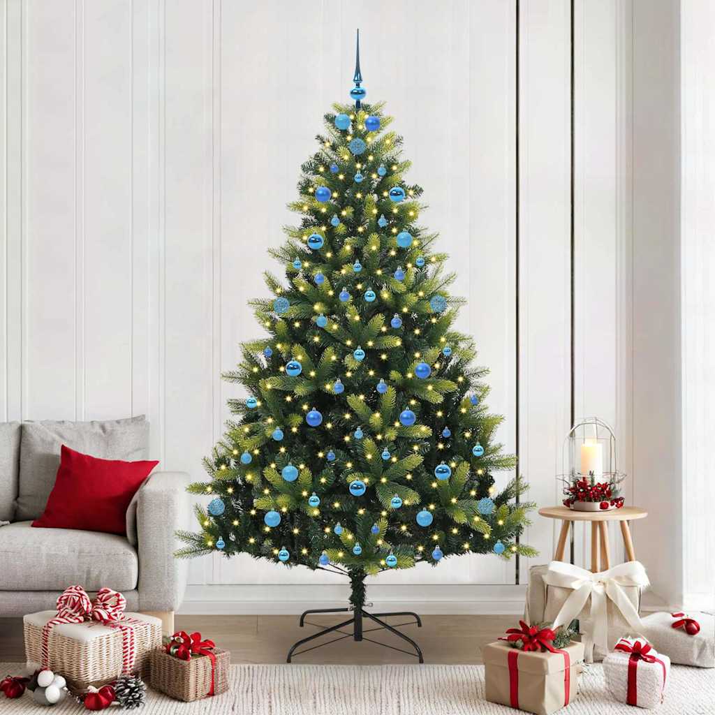 Arbre de Noël artificiel en silicone flexible 300 LEDs 210 cm - XIOS