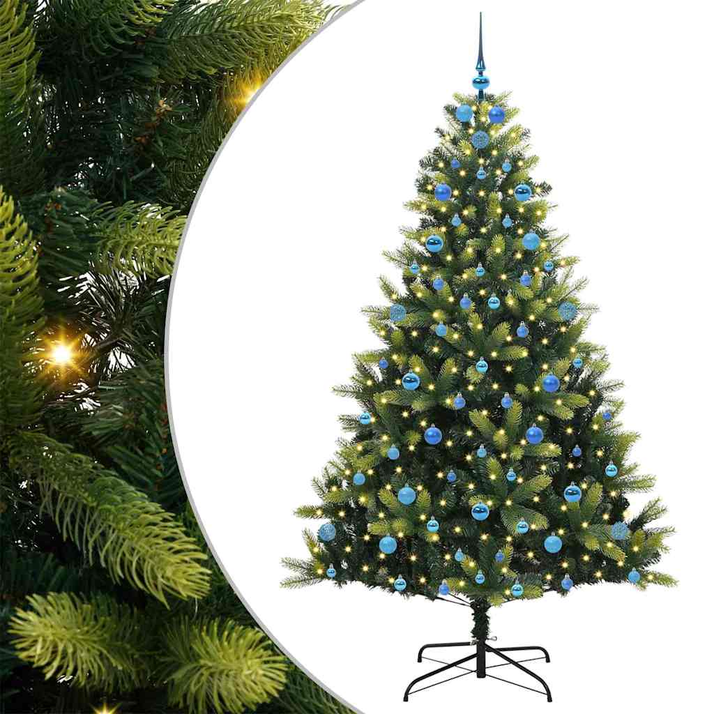 Arbre de Noël artificiel en silicone flexible 300 LEDs 210 cm - XIOS