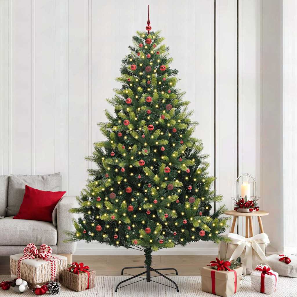 Arbre de Noël artificiel en silicone flexible 300 LEDs 240 cm - XIOS