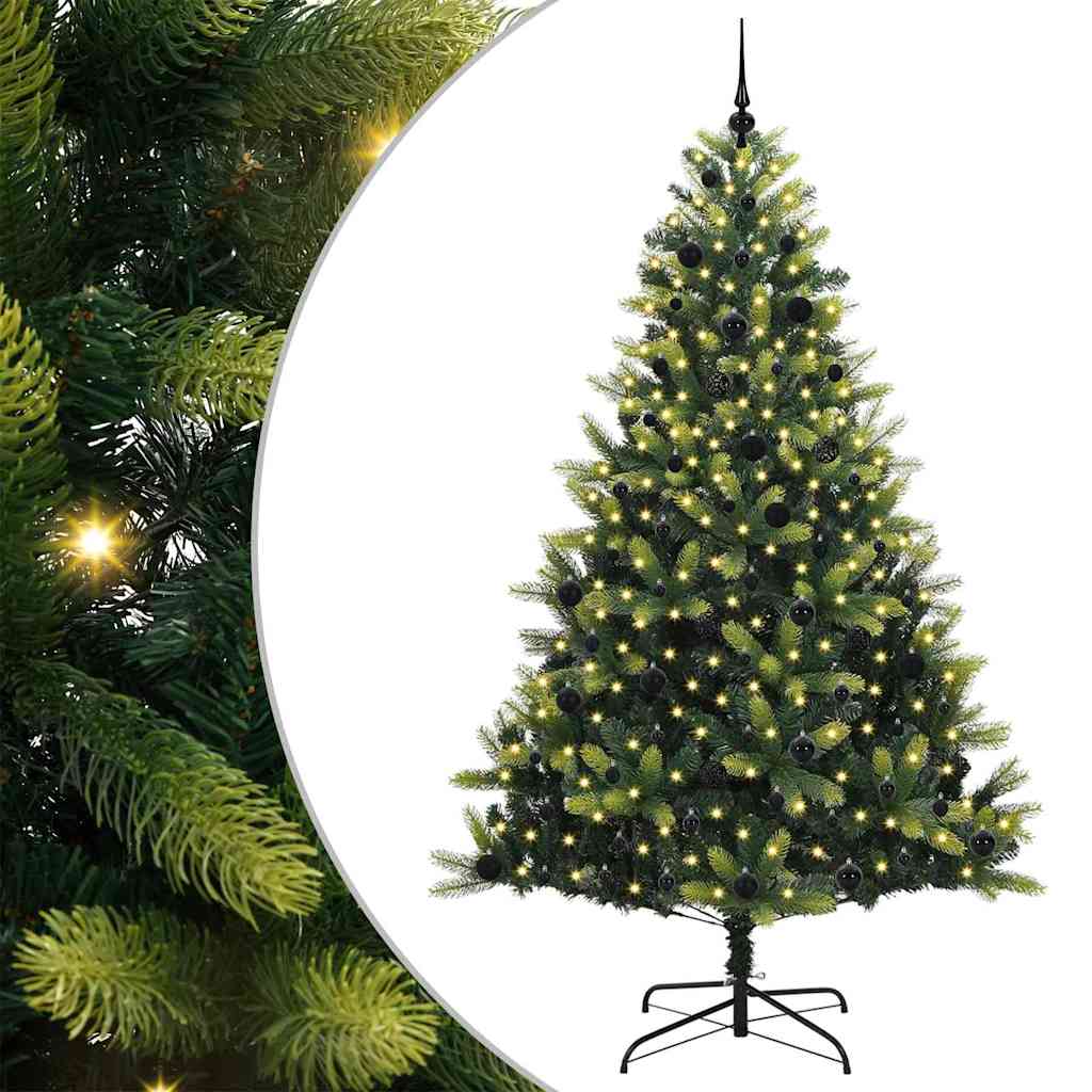 Arbre de Noël artificiel en silicone flexible 300 LEDs 240 cm - XIOS