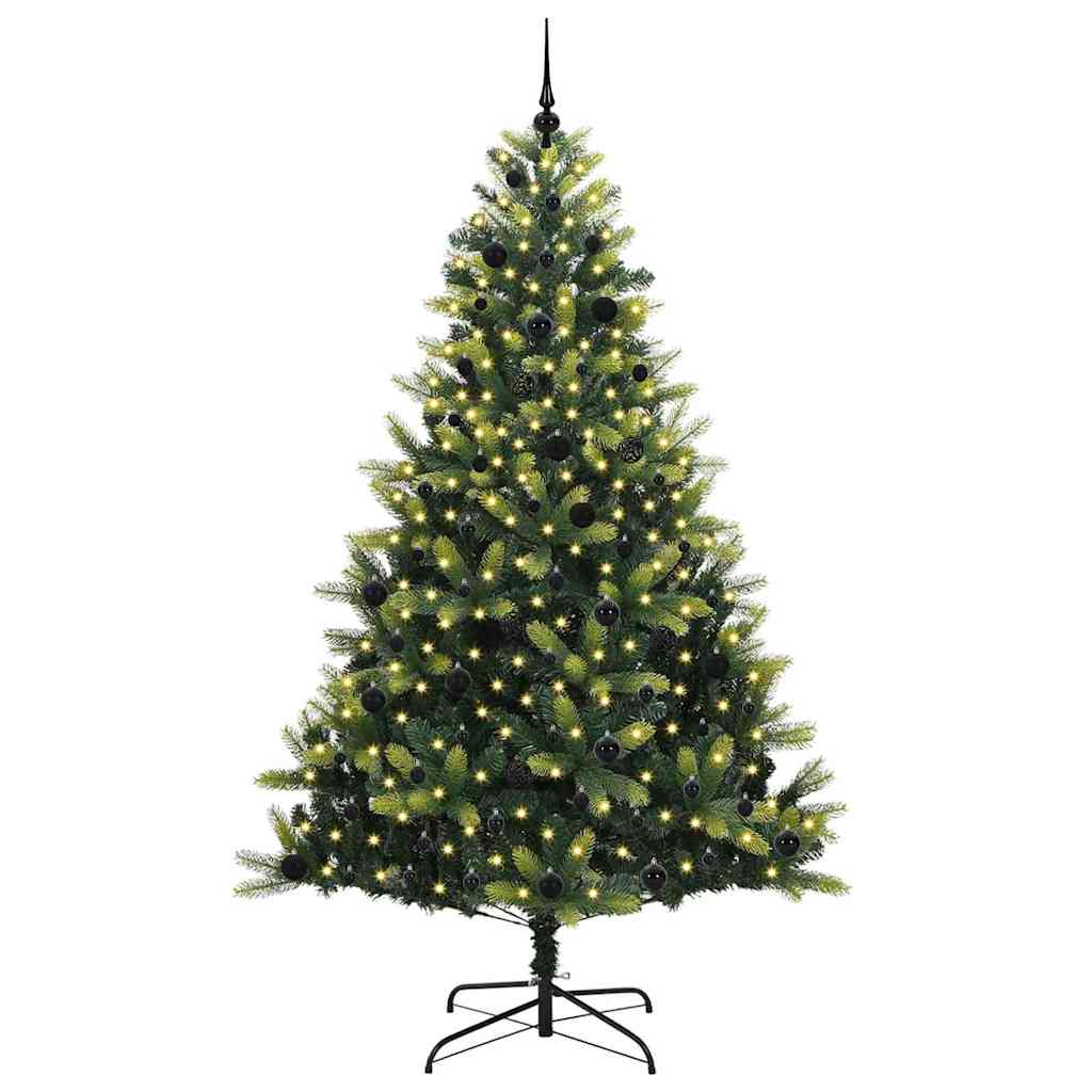 Arbre de Noël artificiel en silicone flexible 300 LEDs 240 cm - XIOS