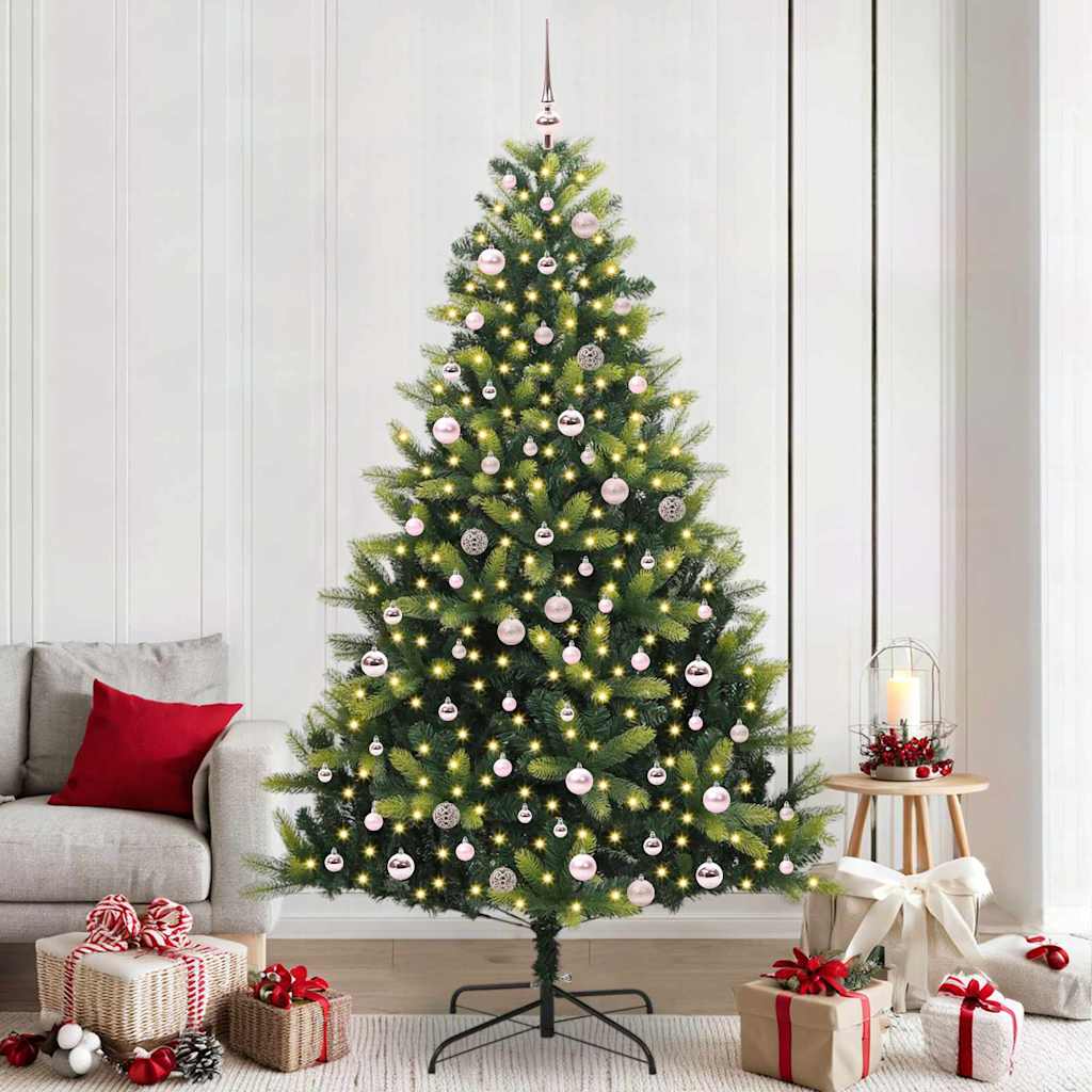 Arbre de Noël artificiel en silicone flexible 300 LEDs 240 cm - XIOS