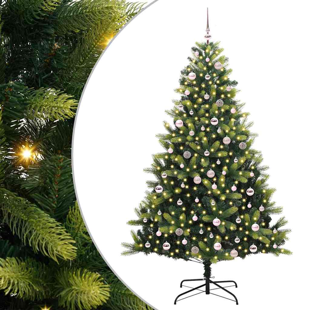 Arbre de Noël artificiel en silicone flexible 300 LEDs 240 cm - XIOS