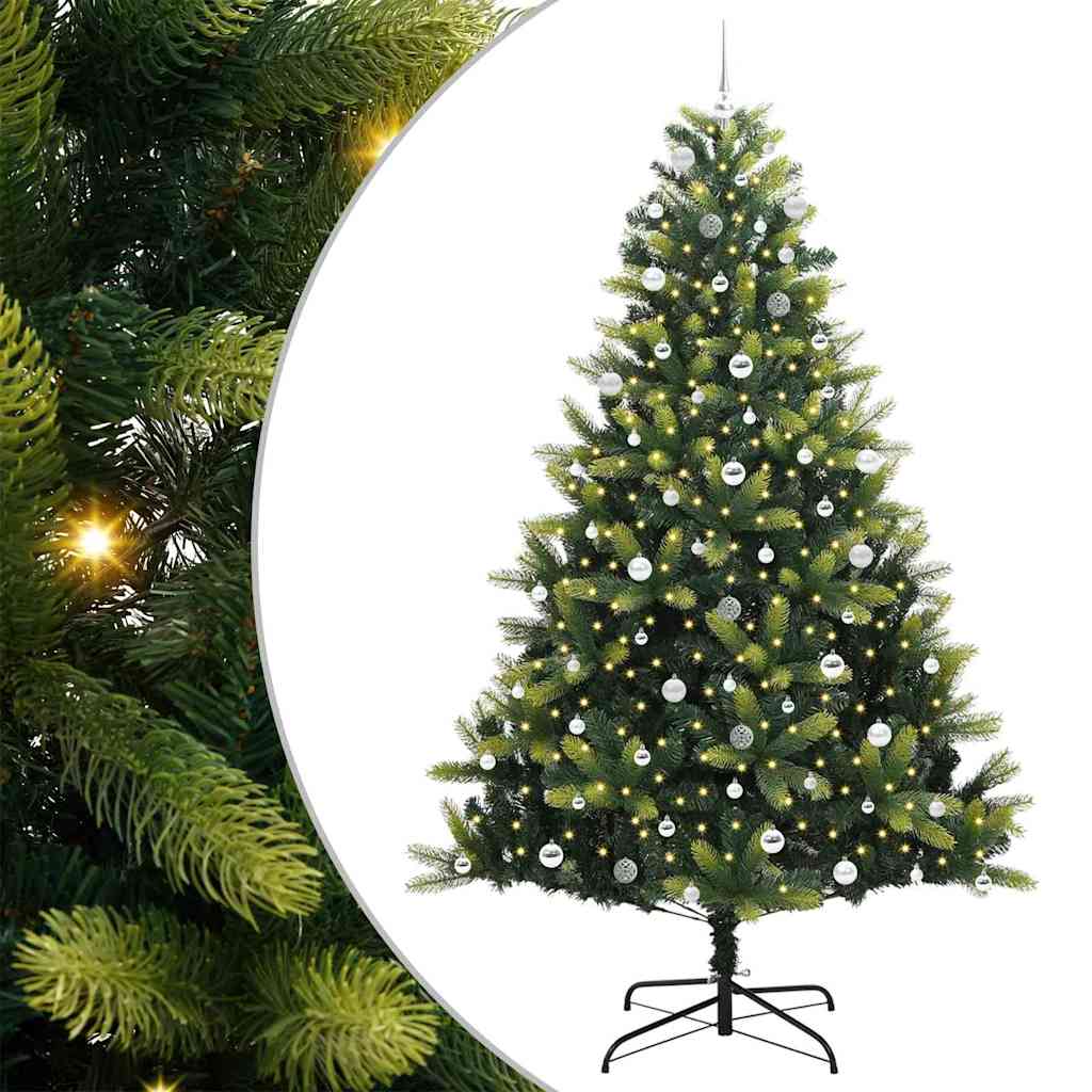 Arbre de Noël artificiel en silicone flexible 300 LEDs 240 cm - XIOS