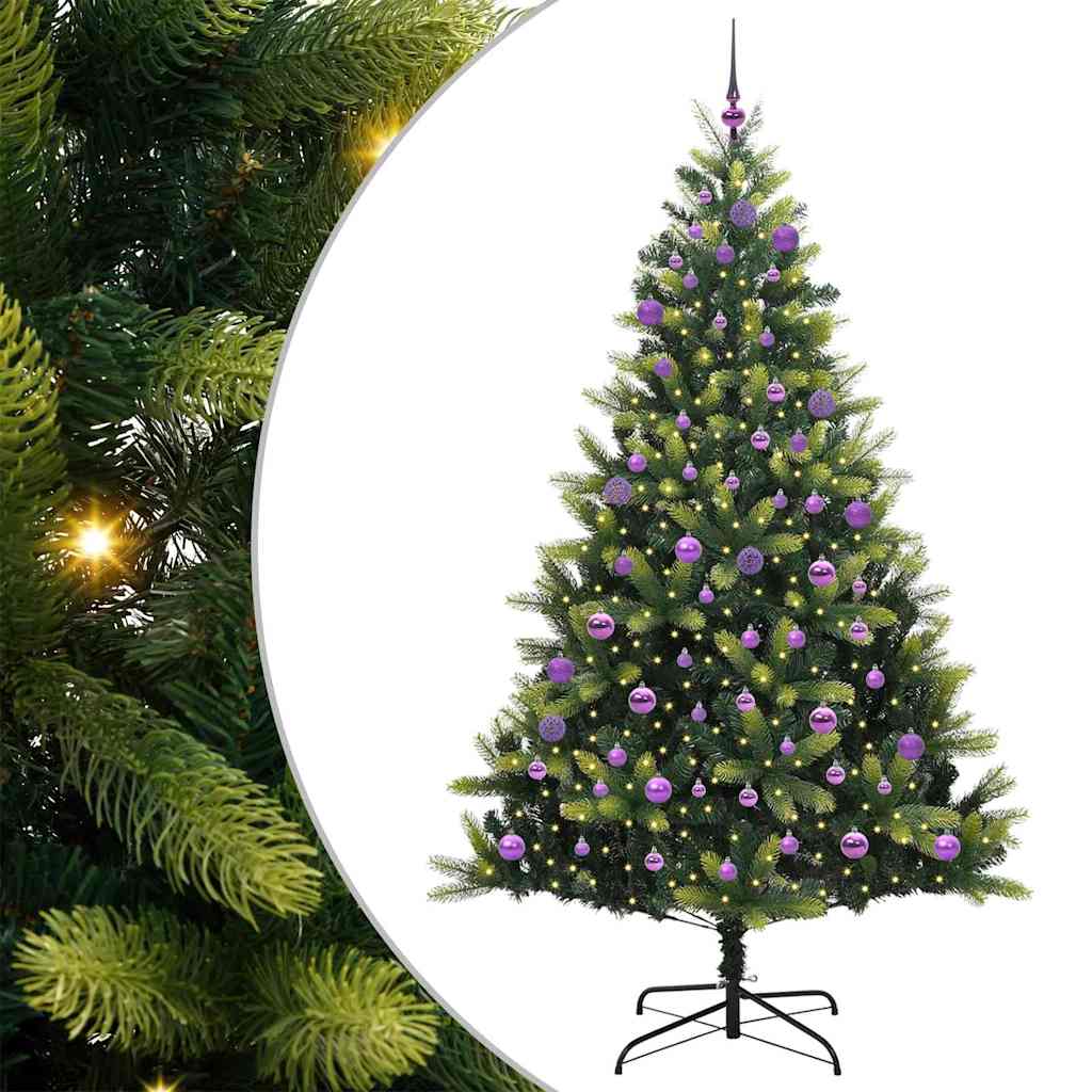 Arbre de Noël artificiel en silicone flexible 300 LEDs 240 cm - XIOS